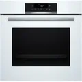 Produktbild: 71 L, 60 Cm Multifunktions-einbaubackofen Mit Pyrolysefunktion, Weiß - Bosch - Hba572bw3f