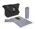 Produktbild: LÄSSIG Baby Wickeltasche inkl. Accessoires/Green Label Manu Messenger Bag black