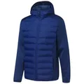 Produktbild: crivit Hybridjacke Herren Hybridjacke Kapuze wasserabweisend wasserabweisendes Obermaterial blau L