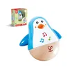 Produktbild: Hape Stehauf-Pinguin - Babyspielzeug aus Holz mit klingelnder Glocke, blau, Motorik- und Gleichgewichtsförderung, sensorisches Lernspielzeug für Babys ab 6 Monaten
