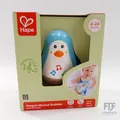 Produktbild: Hape Stehauf-Pinguin, Stehaufmännchen aus Holz, blau, Babyspielzeug ab 6 Monate,