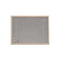 Produktbild: Zeller Pinnwand 60,0 x 40,0 cm Leinen grau 11271