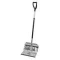Produktbild: Dema Schneeschaufel Alu Pro 50 cm – leichter, stabiler Schneeschieber mit ergonomischem D-Griff, wärmeisoliert, rippenverstärktes Alu-Räumschild, gebogene Kanten – rückenschonend, langlebig 43123