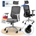 Produktbild: ELITESEATS Bürostuhl Ergonomisch [Kratzerfreie Rollen, Atmungsaktiv] Ergonomischer Schreibtischstuhl | Büro Stuhl 150 kg Belastbar | Computerstuhl
