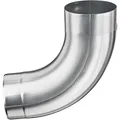 Produktbild: Grömo Zink-Rohrbogen 85Grad, 100mm, mit Einzug (Winkelverbindung) (62210)