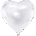 Produktbild: 5902230775541 Balon foliowy serce biały 45cm PartyDeco