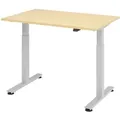 Produktbild: Hammerbacher-Sitz-Steh-Schreibtisch el.120x80cm Ahorn-VXMST12/3/S