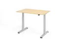 Produktbild: HAMMERBACHER elektrisch höhenverstellbarer Schreibtisch VXMST12/3/S ahorn