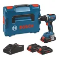 Produktbild: Bosch GSR 18V-65 Professional Bohrschrauber 18 V + 3x Akku 4 Ah + Lader + L-Boxx