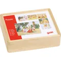 Produktbild: Goki Holzblock Puzzle-Märchen (20 Teile) (57877)