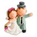 Produktbild: HobbyFun Hochzeitspaar 9 cm, Figuren - Dekoration, Tortendeko, Miniatur Geschenk