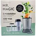 Produktbild: GOURMETmaxx 14949 Mixer Mr. Magic 18-tlg. 400W grau schwarz Küchen Set Neu OVP