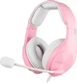 Produktbild: SADES A2 pink Gaming Headset, pink, 3,5 mm Klinke, kabelgebunden, Stereo, Over Ear, PC, PS4, Nintendo Switch