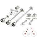 Produktbild: Pitlock Set 02/GA/BR, VR/HR/Sattelstütze/Ahead/Bremsen, PITLOCK, silber