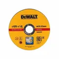 Produktbild: DEWALT METALLSCHEIBE 125 x 1,0 mm / 10 Stück