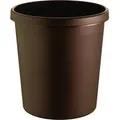 Produktbild: Helit - Papierkorb the german 31,5 x 33,1 cm (d. x h) 18l Polypropylen Farbe: braun 1 Sortierfach