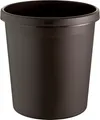 Produktbild: helit Papierkorb, 18 Liter, PE, rund, braun