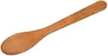 Produktbild: 2 x Löffel Esslöffel Kochlöffel Rührlöffel oval - aus Kirschholz Länge 32 cm