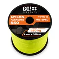 Produktbild: Paracord 550 Typ III | ø 4mm - 11 Kerne - max. 250 kg | 100% Nylonschnur - reißfest & extrem stabil | Nylonseil, Allzweckseil, Reepschnur & Outdoor Seil