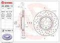 Produktbild: 2x BREMBO 09.9369.1X Bremsscheibe für OPEL SAAB