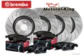 Produktbild: Brembo Bremsscheiben gelocht + Beläge  für OPEL ASTRA H + ZAFIRA B VORNE+ HINTEN