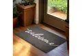 Produktbild: BRUBAKER Fußmatte 45 x 75 cm Schmutzfangmatte - Fußabtreter Wetterfest und Rutschfest, Rechteckig, Höhe: 16 mm, Antirutsch Türmatte aus 100% Kokos für Außen und Innen - Grau