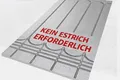 Produktbild: Fußbodenheizung 0,72 m² – kein Estrich – 30mm – 16er Rohr 500kN Trockenbau