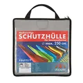 Produktbild: Doppler Schirmhülle für Sonnenschirm ACT hellgrau, mit Tragetasche