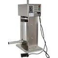 Produktbild: Zelsius Profi Edelstahl Wurstfüllmaschine Elektrisch, 10 Liter, Mit Fußpedal Bedienung, Inkl. 4 Edelstahl Fülltüllen