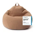 Produktbild: Lumaland Sitzsack Comfort Line XXL 100x120x50cm 315L Volumen, Bodenkissen Sitzkissen Bean Bag Lounge Gaming waschbar