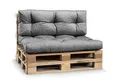 Produktbild: Gutekissen® Palettenkissen Wetterfest, Gartensofakissen, viele Farben und Größen PPI (Sitzkissen 120x80, Grau-wasserfestes)