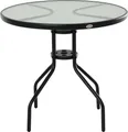Produktbild: Outsunny Gartentisch Balkontisch Bistrotisch Garten Beistelltisch mit Schirmloch