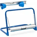 Produktbild: MSW - Putzrollenhalter Putzrollenspender Wandhalterung bis 5 kg ø 500 mm Stahl blau