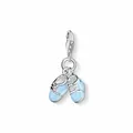 Produktbild: THOMAS SABO Charm-Anhänger Blaue Babyschuhe, 925 Sterlingsilber, 0822-007-1