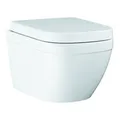 Produktbild: Grohe Wand-WC, Tiefspüler Euro Keramik alp-we, randlos, Abg. waag., mit Deckel