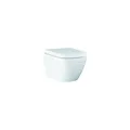 Produktbild: Grohe Wand-WC Tiefspüler Euro Keramik alp-we randlos Abg. waag. mit Deckel