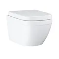 Produktbild: Grohe Euro Keramik Set Tiefspül-WC wandhängend mit SoftClose WC-Sitz 39554000