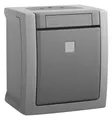 Produktbild: HHG 90591063-DE Wechselschalter beleuchtet FR-AP, Pacific, Grau