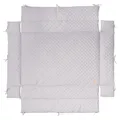 Produktbild: roba Laufgittereinlage 'roba Style', Laufgitter 75x100 cm - 100x100 cm, Seitenpolster