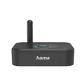 Produktbild: Hama Bluetooth Adapter für Stereoanlage und Lautsprecher (Bluetooth Empfänger Aux-Anschluss mit 3,5 mm Klinke, Strom USB-A – USB-C, microSD-Slot, Autopairing für Zwei Handys/Tablets etc.)