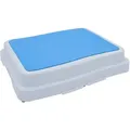 Produktbild: Trittstufe stapelbar weiß - 50 x 40 cm - Antirutsch Badezimmer Tritthocker - Dusche Einstiegshilfe Badewanne Aufstiegshocker Hochstufe Stufenhocker