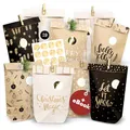 Produktbild: AMARI ® Adventskalender zum Befüllen - 24 Papier Adventskalender Tüten (mit Holzklammern) zum Basteln für Kinder - Papier Weihnachtskalender zum selber befüllen Tüten Weihnachtskalender selber basteln