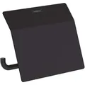 Produktbild: AddStoris - Papierrollenhalter mit Deckel, schwarz matt 41753670 - Hansgrohe