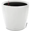 Produktbild: Lechuza Übertopf CLASSICO LS 50, weiß hochglanz, Ø 50 x 47 cm, aus Kunststoff, für innen und außen, Wasserspeicher und Innentopf