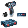 Produktbild: Bosch Akku Bohrschrauber GSR 12V-15 FC Solo Version 1 Aufsatz L-BOXX 06019F6002