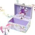 Produktbild: Jewelkeeper Musikalisches Schmuckkästchen Mädchen - Einhorn Design mit Drehfigur und Musikspieluhr, Einhorn Geschenke für Mädchen - Schatzkiste Kinder - Rosa, 21.8 x 27.4 x 38.3 cm