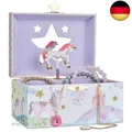 Produktbild: Jewelkeeper Musikalisches Schmuckkästchen mit drehendem Einhorn, Spieluhr zur 