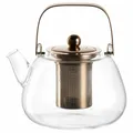 Produktbild: Leonardo Teekanne Tè per Te, Kanne mit Siebeinsatz, Glas, Metall, Klar, 1.2 L