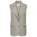 Produktbild: ONLY Anzugweste LINDA (1-tlg) Plain/ohne Details grau S (36)