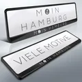 Produktbild: 2 Kennzeichenhalter | HAMBURG 05 | Moin Hansestadt | Alster | HH | DHL-Versand